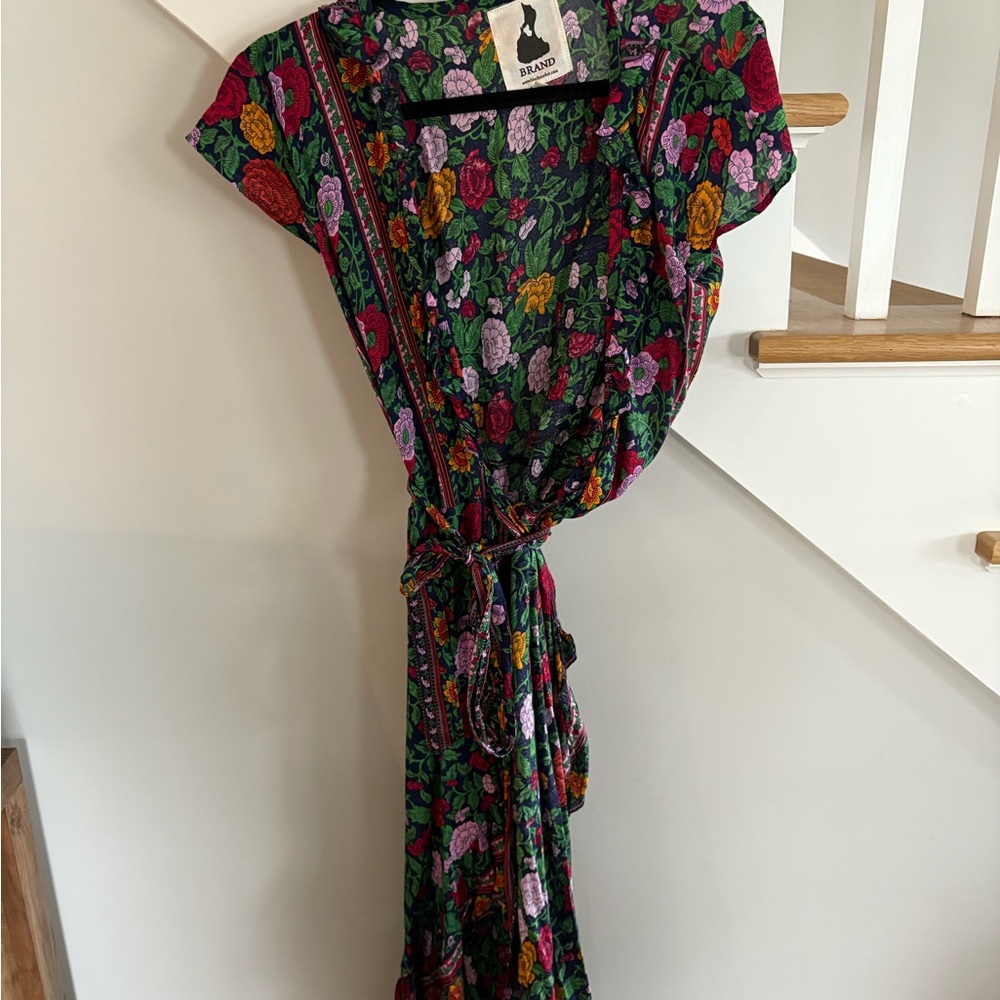 Floral Wrap Dress